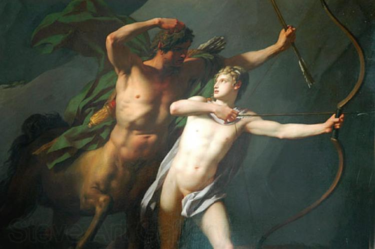 Baron Jean-Baptiste Regnault The Education of Achilles Norge oil painting art